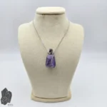 آویز جا عطری آمیتیست گرید B کد 10051
