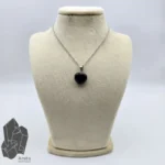آویز قلب کوچک اونیکس کد 10025